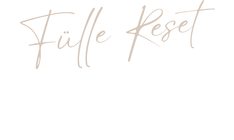 Fülle Reset Schrift